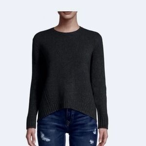 EUC Women's The Cashmere Project Charcoal Gray Crew Neck Sweater Size XS